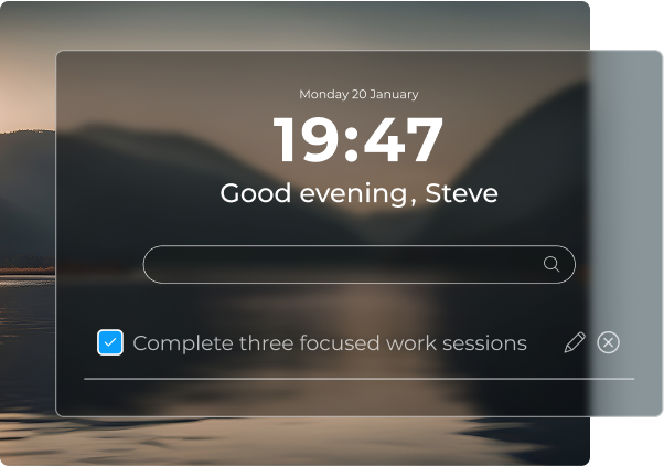 Daily Goal Screenshot